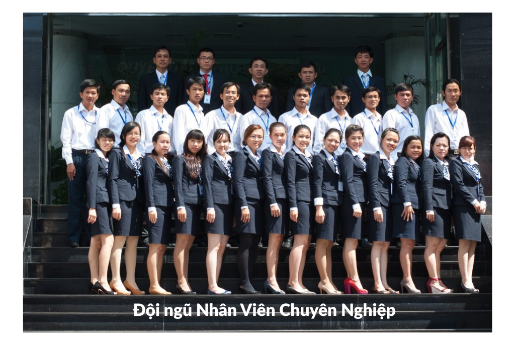 đội ngũ nhân viên chuyên nghiệp